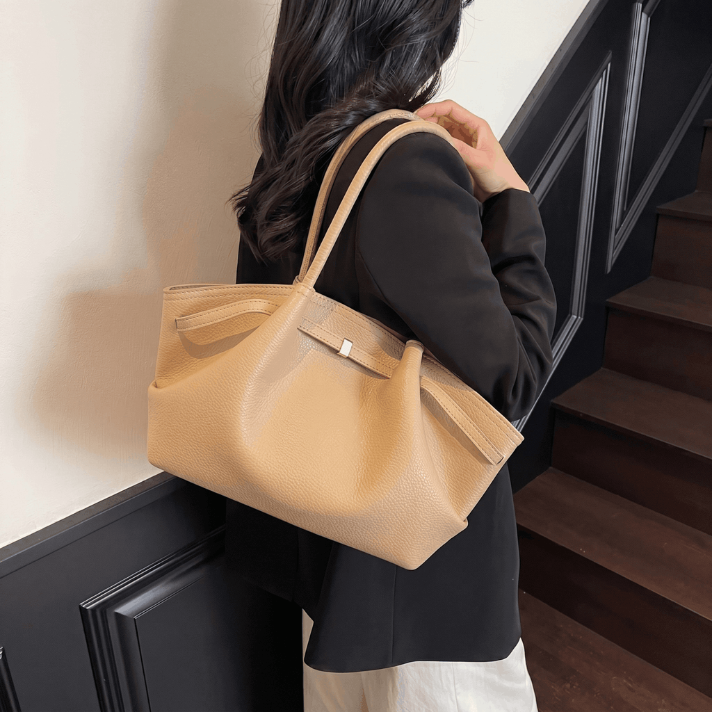 Dail - Luxury Lychee Grain Tote Bag - Timefield