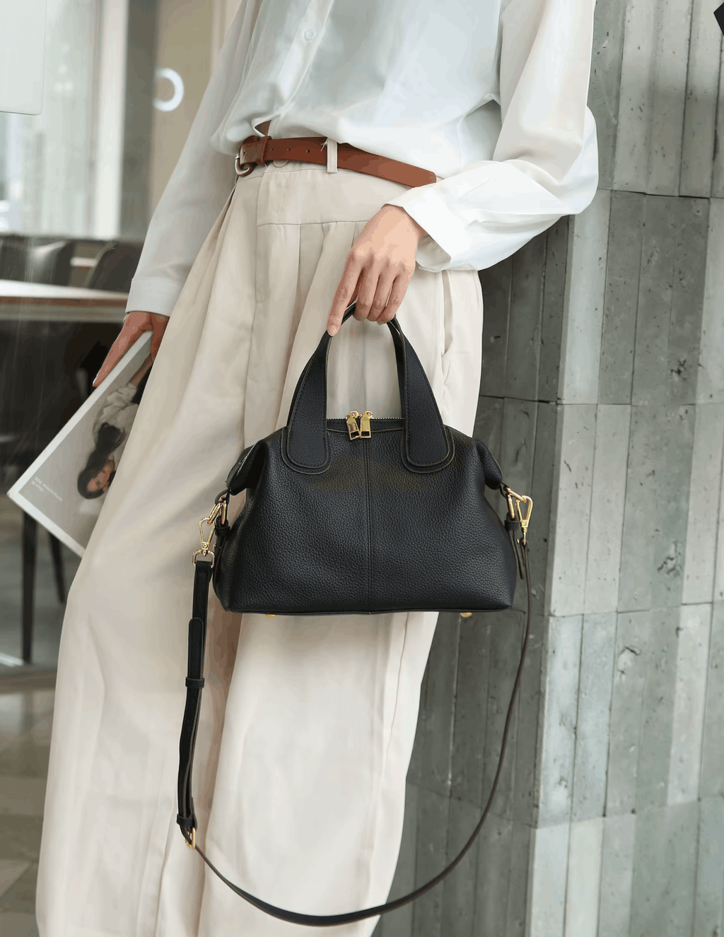 Brevh - Luxury Minimalist Shoulder/Handbag - Timefield