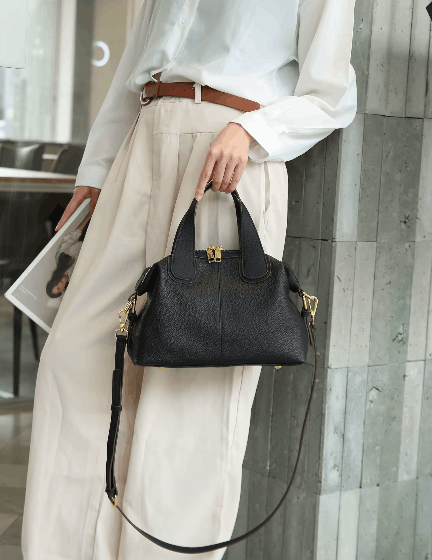 Brevh - Luxury Minimalist Shoulder/Handbag - Timefield